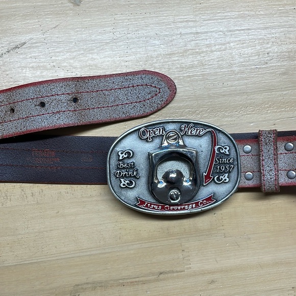 Vintage y2k bottle opener belt and buckle - Picture 1 of 4